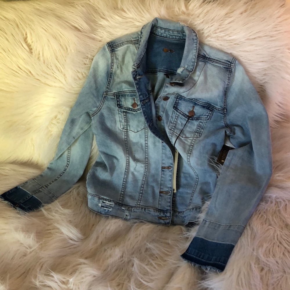 Distressed Denim Jacket